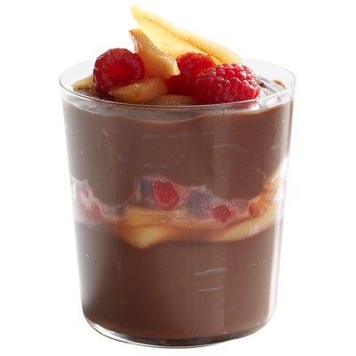 Caramelized Pear and Raspberry Pudding