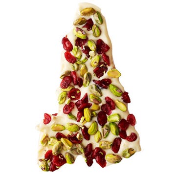 Pistachio Cranberry White-Chocolate Bark