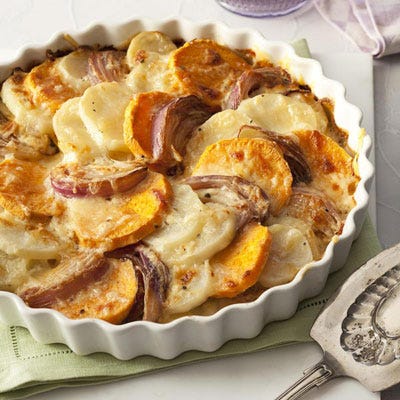 Two-Potato Gratin