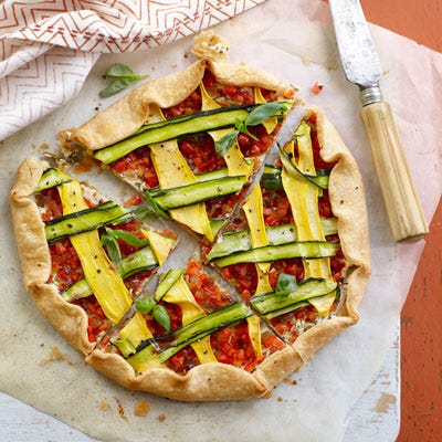 Quick Summery Veggie Tart Quick Summery Veggie Tart