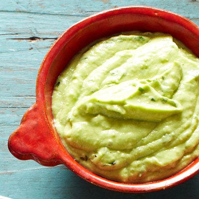 <p>Honey, lime, and cilantro enhance the delicate flavor of avocado.</p>
<p><strong>Recipe:</strong> <a href="../../../recipefinder/avocado-crema-recipe-ghk0712" target="_blank"><strong>Avocado Crema</strong></a></p>