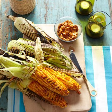 Grilled Corn with Barbecue Butter