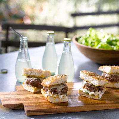 Giada De Laurentiis' Burgers à la Pizzaiola