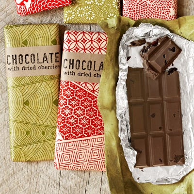 Tart-Cherry and Dark-Chocolate Bars