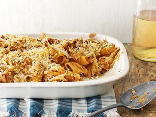 <p>Sweet squash adds color and seasonal flavor to this creamy, cheesy pasta dish.</p>
<p><strong>Recipe: <a href="http://www.countryliving.com/recipefinder/baked-butternut-squash-rigatoni-recipe-clv0213" target="_blank">Baked Butternut-Squash Rigatoni</a></strong></p>