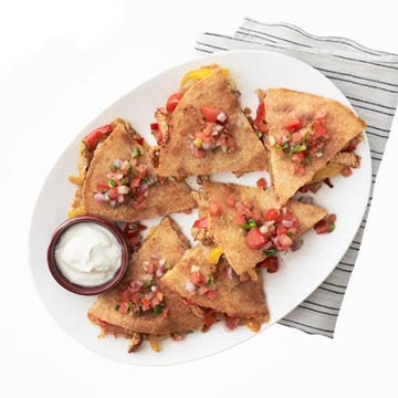 Pork and Pepper Quesadillas