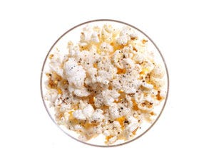 Cracked Pepper and Parmesan Popcorn