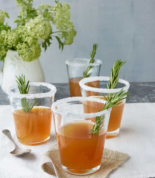<p>A verdant herb sprig, sugared rim, and dash of honey—swapped in for orange liqueur—update the classic Cognac cocktail.</p>
<p><strong>Recipe:</strong> <a href="http://www.countryliving.com/recipefinder/rosemary-infused-honey-sidecars-recipe-clv0413" target="_blank">Rosemary-Infused Honey Sidecars</a></p>