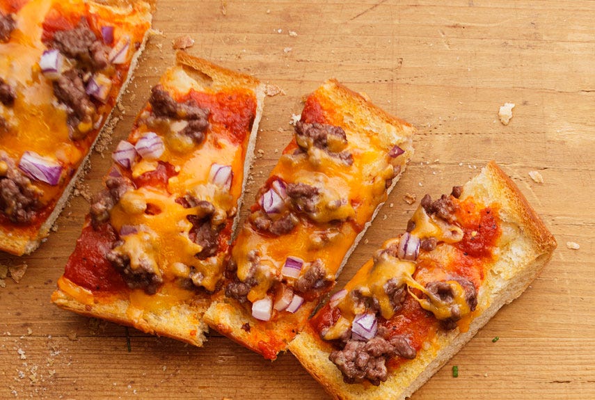 Cheeseburger Pizza