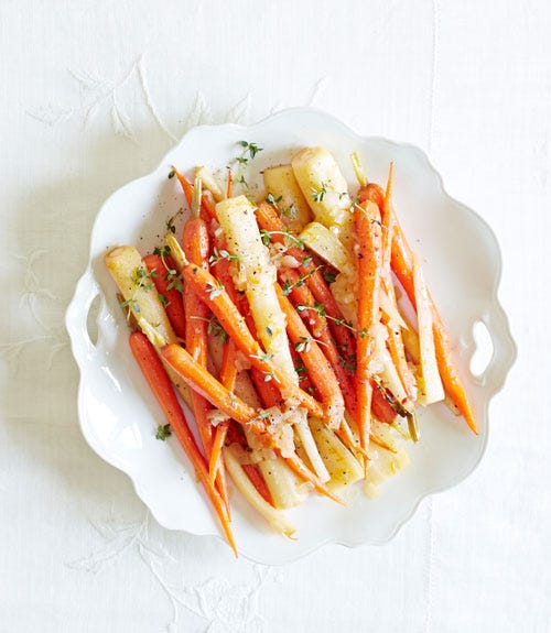 Orange-Braised Carrots and Parsnips