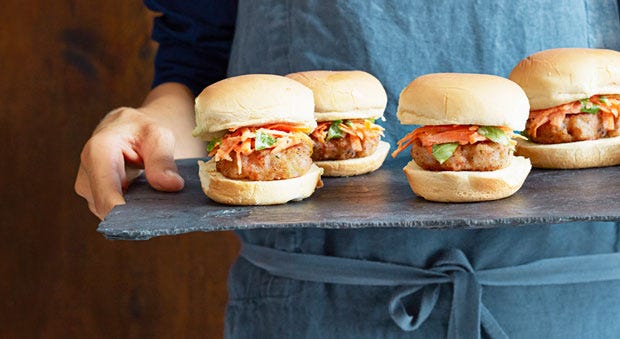 Spicy Shrimp Sliders