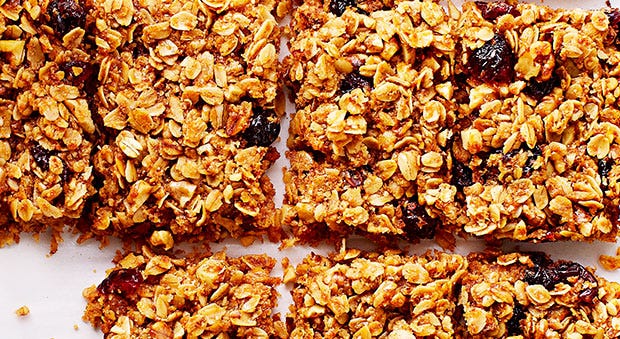 Grab and Go Cranberry Granola Bars