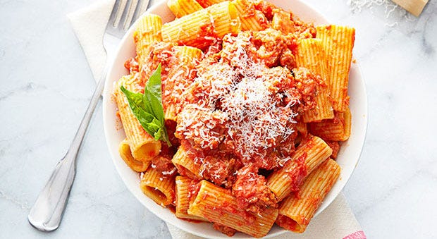 Parmesan and Sausage Bolognese