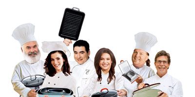 Ah, charisma — a TV audience can feed on it for years. Not every chef makes chopping onions sexy, but those who do get a big payoff from selling products to the fans. Buy an Emeril gadget, and feel "bam-tastic" at your next get-together. Put a Rachael Ray pot on the stove, and channel that famous cutie's signature warmth. But when you're alone in the kitchen getting dinner on the table, are these brand names really worth the money? To answer that question, we tested four new products from each celebrity's line. Check out our picks — and pans.