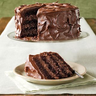 <p>Made from a mix, this cake is particularly moist and fudgy, thanks to two secret ingredients (mayonnaise and cocoa). Combine packaged coconut and nuts with creamy chocolate frosting to create the irresistible filling.</p><br /> <p><b>Recipe: </b><a href="/recipefinder/rich-chocolate-layer-cake-4009" target="_blank"><b>Rich Chocolate Layer Cake</b></a></p>