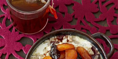 Stewed with red wine, orange juice, cinnamon, and honey, fragrant apricots and prunes transform a bowl of steel-cut oatmeal into a satisfying winter dish.
<br /><br />
<b>Recipe:</b> <a href="/recipefinder/red-wine-apricots-prunes-recipe" target="_blank">Red Wine Stewed Apricots and Prunes</a>