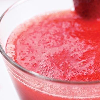<p>You'll feel like you're on a tropical getaway with this refreshing strawberry-coconut cocktail. To keep it cool in warmer weather, freeze fresh berries for 30 minutes before blending. For a nonalcoholic version, omit the rum and add 1/2 cup additional strawberries.</p>
<p><b>Recipe: </b><a href="http://gogonow.org/recipefinder/strawberry-coconut-daiquiri-recipe-6882%22 target="_blank"><b>Strawberry-Coconut Daiquiri</b></a></p>