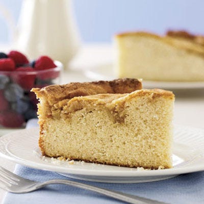 Delicately sweet, with a texture that makes everyone smile, breakfast cakes such as these can be created in little time with absolutely no special equipment.
<br /><br />
<b>Recipe:</b> <a href="/recipefinder/crunchy-coffee-cake-12" target="_blank">Crunchy Coffee Cake</a>