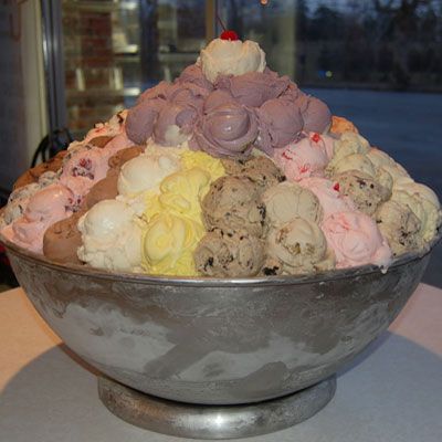 giant ice cream scoop