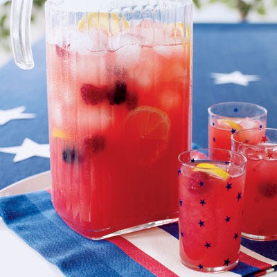 <p>We added sweet raspberries and blackberries to traditional lemonade to create this beverage, perfect for summer gatherings. Add muddled fresh mint for an alternate twist. </p><br />
<p><b>Recipe: </b><a href="/recipefinder/berry-lemonade" target="_blank"><b>Berry Lemonade</b></a></p>