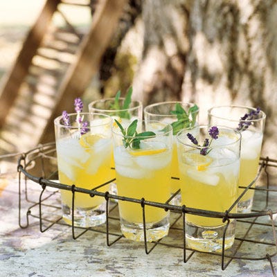 <p>Floral-scented herbs, such as lavender and lemon verbena, add subtle depth to fruit ades and iced tea. Here we add them to a pitcher of fresh pineapple juice, lemon juice, and sugar.</p><br />
<p><b>Recipe: </b><a href="/recipefinder/pineapple-cooler" target="_blank"><b>Pineapple Cooler</b></a></p>