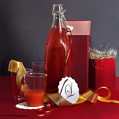<p>When you give a bottle of this juice-infused vodka, you'll want to stick around for the toast. It's sophisticated and incredibly simple to make.</p><br />
<p><b>Recipe: </b><a href="/recipefinder/blood-orange-vodka-recipe" target="_blank"><b>Blood Orange Vodka</b></a></p>