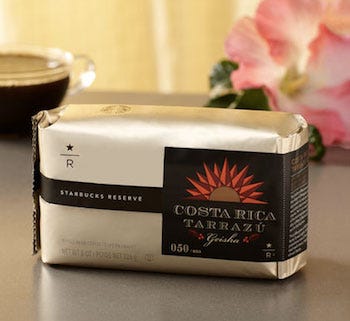 Starbucks Geisha Coffee