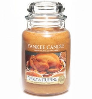 turkey and stuffing candle