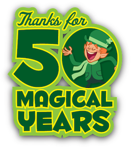 Lucky Charms 50th Logo