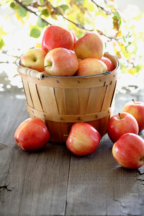 Apples and pesticides

