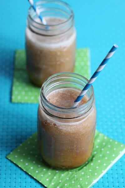 sweet tea and bourbon slushies