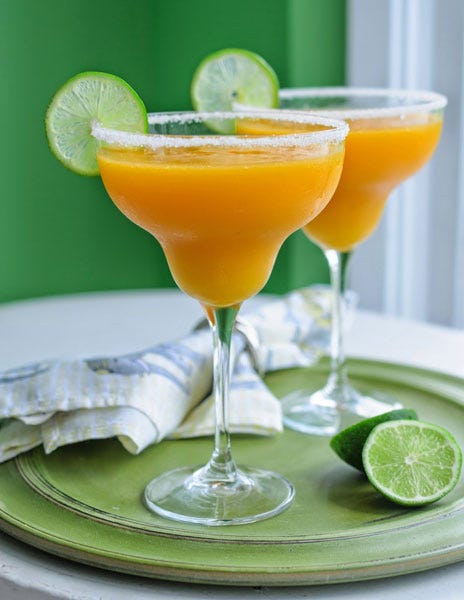 mango lime margaritas