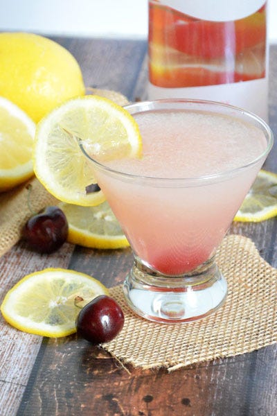 cherry lemonade slushies
