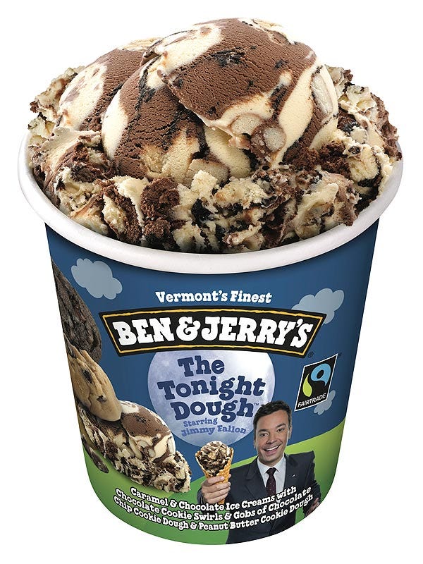 tonight show ice cream