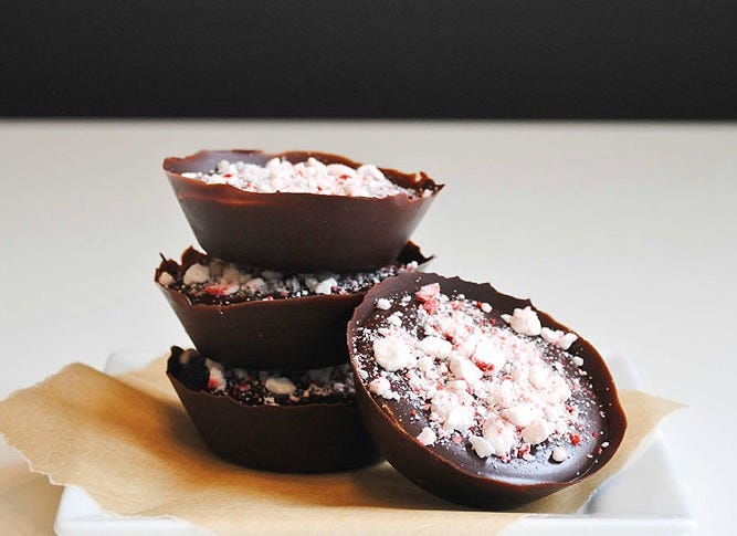 chocolate truffle cups