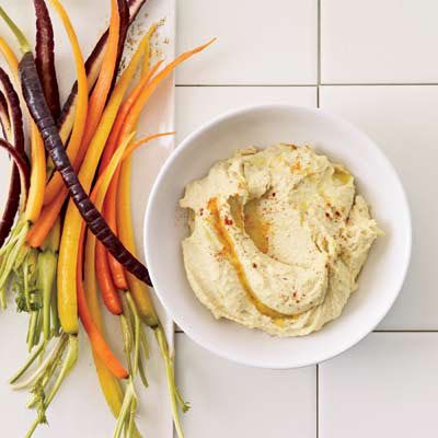 Hummus — made from mostly ground chickpeas — can do more than cling to a carrot stick. This sublime version, with tahini and smoked paprika, adds nutty flavor to potato salad, eggs, and even soup.<br /><br /><b>Recipe: <a href="/recipefinder/easy-hummus-tahini-recipe-fw0510" target="_blank">Easy Hummus with Tahini</a></b>
