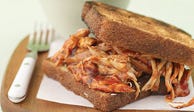 <p>The main elements in this super-indulgent sandwich — our top pick for most convenient chicken dish — can be found at your local market. When selecting bottled barbecue sauce, we prefer brands that have a short list of familiar ingredients and no preservatives.</p><br /><p><b>Recipe: <a href="/recipefinder/barbecued-chicken-on-garlic-toast-recipe" target="_blank">Barbecued Chicken on Garlic Toast</a></b></p>