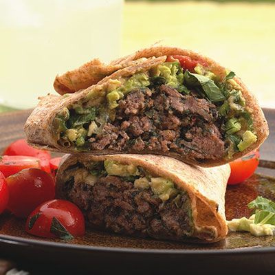 <p>Kids and adults alike will love these quick, zippy burgers. The beans make the burgers a little fragile, so be careful when taking them off the broiler pan.</p><br />
<p><b>Recipe: </b><a href="/recipefinder/southwestern-beef-bean-burger-wraps-recipe-5826-Sandwich_Recipes" target="_blank"><b>Southwestern Beef and Bean Burger Wraps</b></a></p>