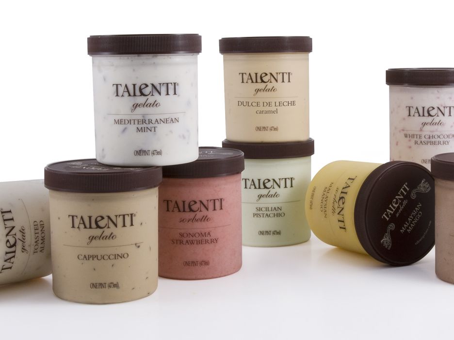 Lot of 6 Pint Size (473 mL) Talenti Gelato Empty Jar Screw Top Lids Storage