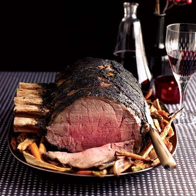 <p>Defined as oven-cooking food (generally between 400°F and 450°F depending on the food) in an uncovered pan to create a well-browned exterior and moist interior, roasting requires little attention during cooking, making it an easy way to serve home-cooked dinners whenever the mood strikes.</p>
<br /><p>Read on for roasting tips and recipes (like our <a href="/recipefinder/three-ingredient-prime-rib-roast-recipe" target="_blank"><b>Three-Ingredient Prime Rib</b></a>, pictured) to give you the oven-cooking edge.</p>