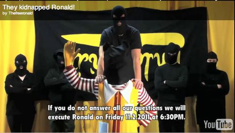 Ronald McDonald statue kidnapped in Finland
