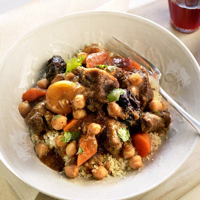 <p>Sagittarians are world travelers who enjoy fragrant, exotic foods.  They enjoy the unfamiliar and are excited by the notion of trying something international.  Moroccan tagines or Indian stews would be a good place to start. Pair the meal with a full-bodied red wine such as Cotes-du-Rhone.<br /><br /><b>Star Suggestion:</b> <a href="/recipefinder/moroccan-lamb-stew-chickpeas" target="_blank"><b>Moroccan Lamb Stew with Chickpeas and Prunes</b></a></p>