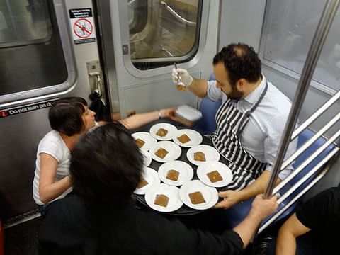 A Razor, A Shiny Knife Meal Aboard the L Train