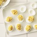 <p>Hummus goes well with eggs — from egg salads to the deviled kind.</p><br />
<p><b>Recipe: </b><a href="/recipefinder/hummus-deviled-eggs-recipe-fw0510" target="_blank"><b>Hummus Deviled Eggs</b></a></p>