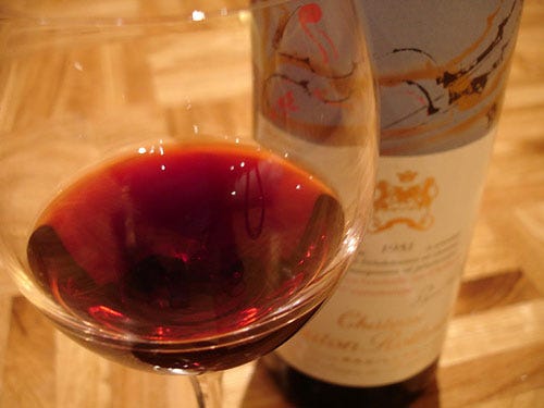 Château Mouton-Rothschild, 1981
