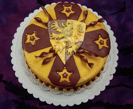 harry potter house cake