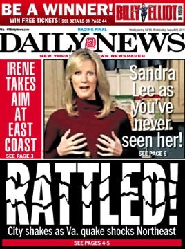 Sandra Lee Daily News cover