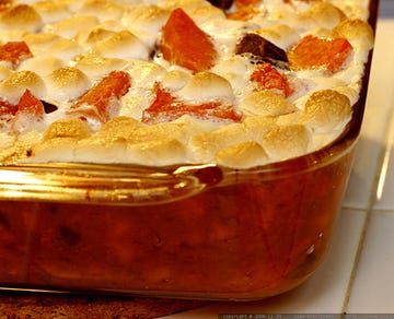 mashed sweet potatoes 