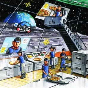 Domino's on the moon