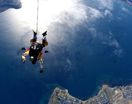 skydiving